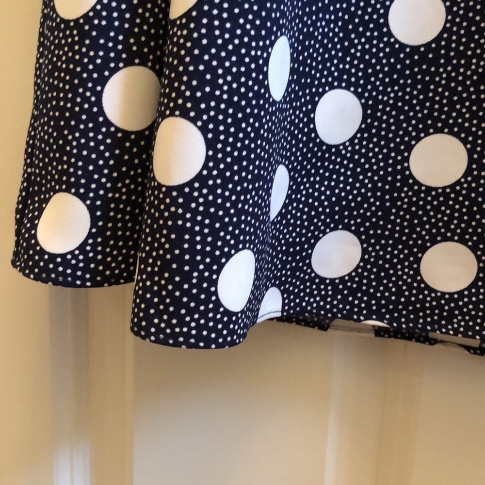 Boden Navy Spot On Spot Skirt 8 - Picture 6 of 9
